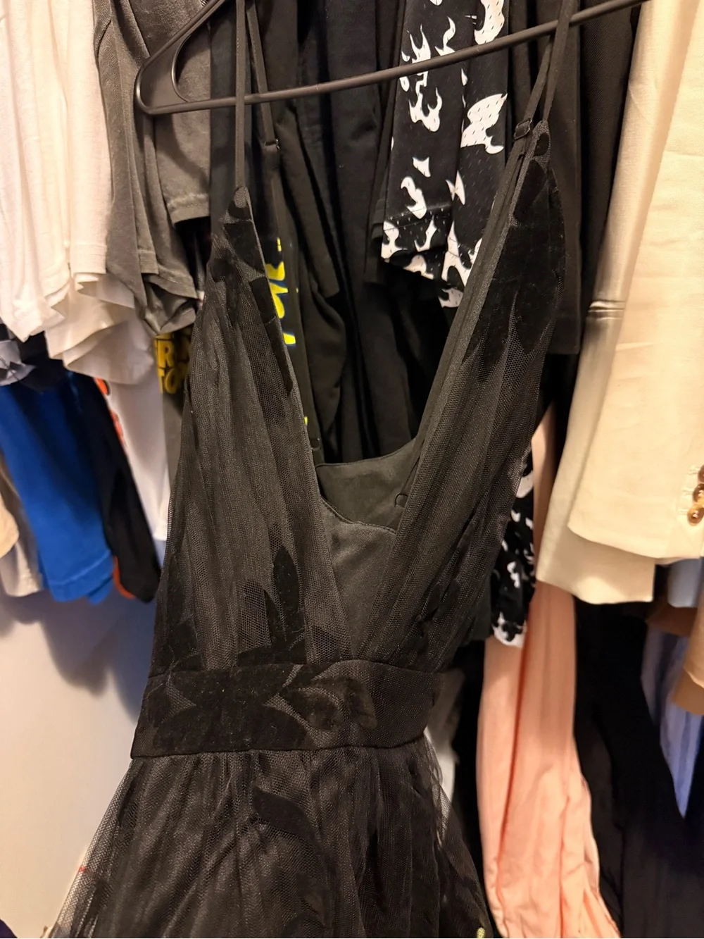 Windsor Black Sheer Floral Maxi Dress - Picture 5 of 7